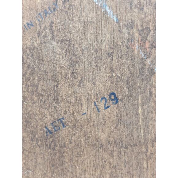 Bouquet at a Column Print by Jan van Huysum Antique/Vintage Wooden Wall Plaque - Picture 5 of 7